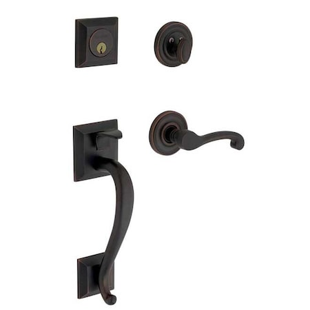 Double Cylinder Entry Handlesets Satin Black